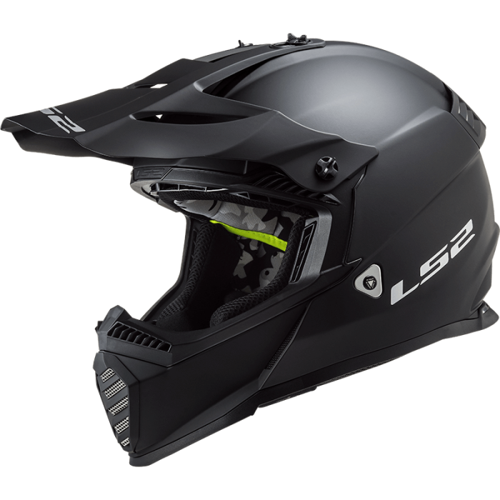 Мотошолом LS2 MX437 Fast Evo Matt Black
