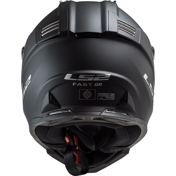 Мотошолом LS2 MX437 Fast Evo Matt Black