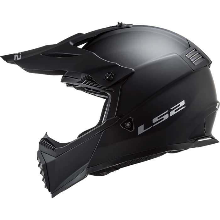 Мотошолом LS2 MX437 Fast Evo Matt Black