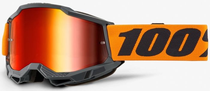 Окуляри 100% Accuri 2 Goggle Orange - Mirror Red Lens