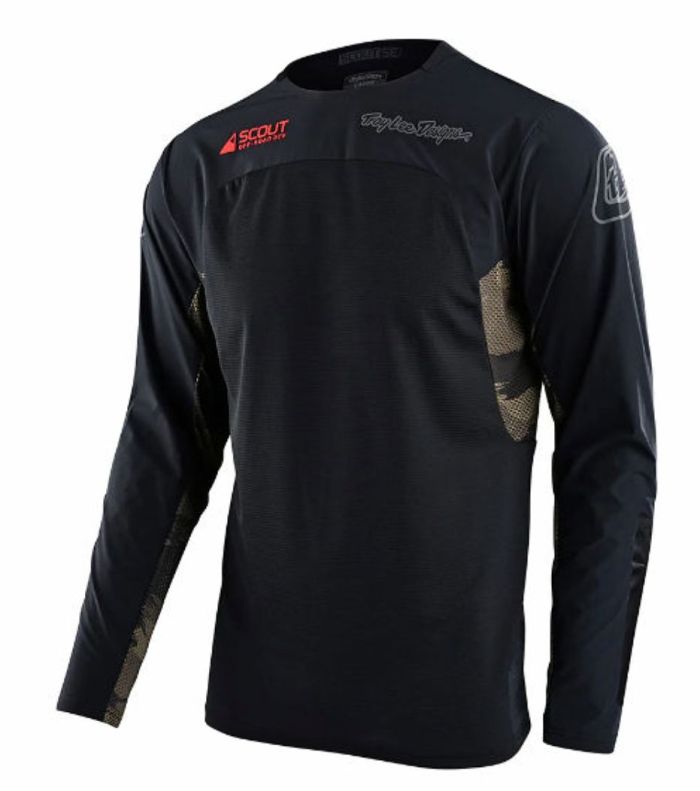 Мото Джерсі TLD Scout SE Jersey [SYSTEMS BRUSHED CAMO BLk/MILITARY GREEN]