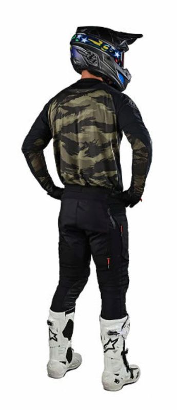 Мото Джерсі TLD Scout SE Jersey [SYSTEMS BRUSHED CAMO BLk/MILITARY GREEN]
