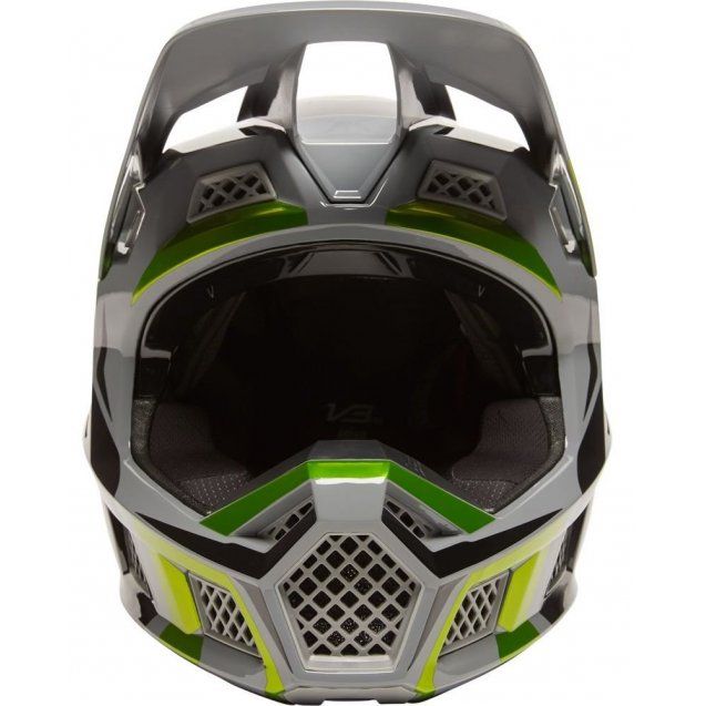 Мотошолом FOX V3 RS Mirer Helmet Flo Yellow