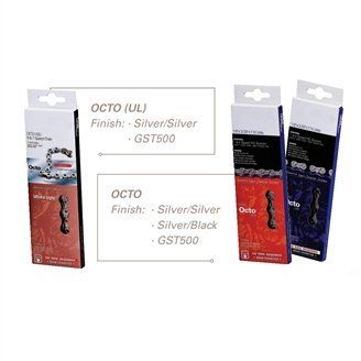 Ланцюг Taya Octo Silver/black 7/8sp