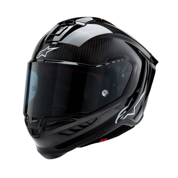 Мотошолом Alpinestars Supertech R10 Solid Black Matt Gloss Carbon