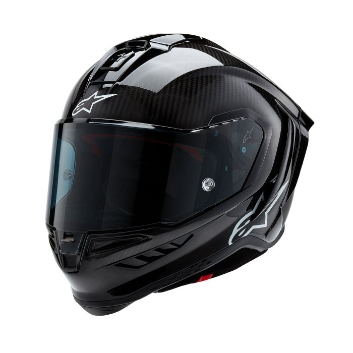 Мотошолом Alpinestars Supertech R10 Solid Black Matt Gloss Carbon
