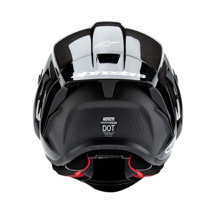 Мотошолом Alpinestars Supertech R10 Solid Black Matt Gloss Carbon