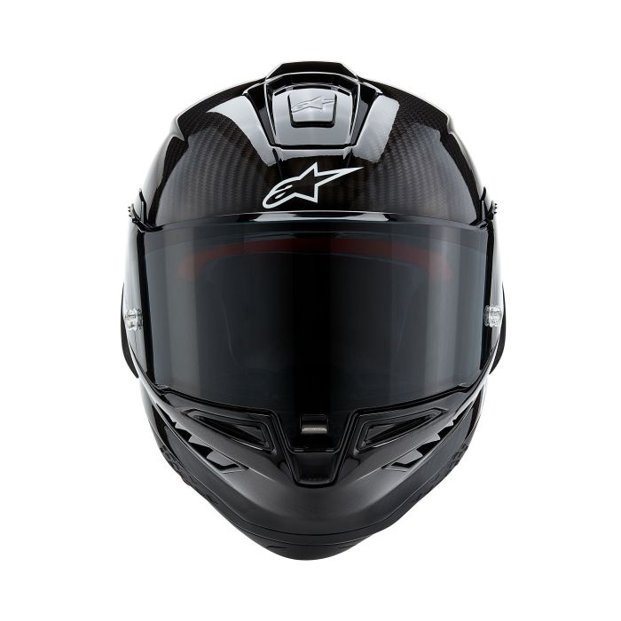 Мотошолом Alpinestars Supertech R10 Solid Black Matt Gloss Carbon