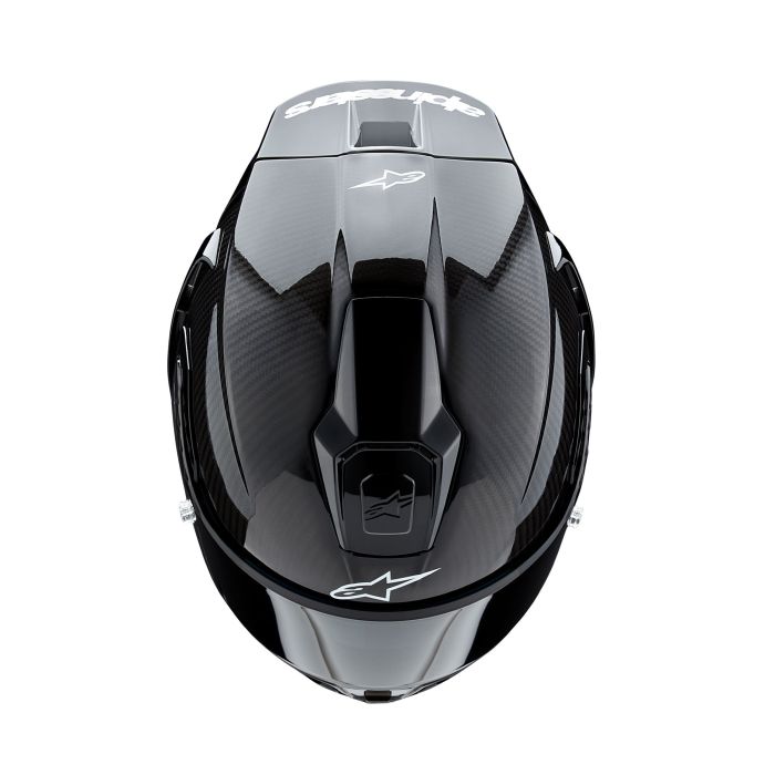 Мотошолом Alpinestars Supertech R10 Solid Black Matt Gloss Carbon