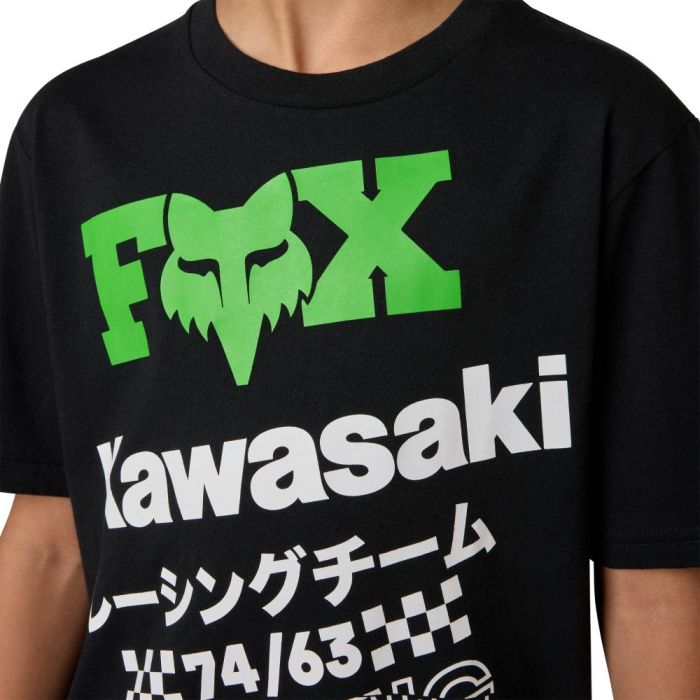 Футболка Fox Youth Short Sleeve Tee - Kawi® Ultra Black