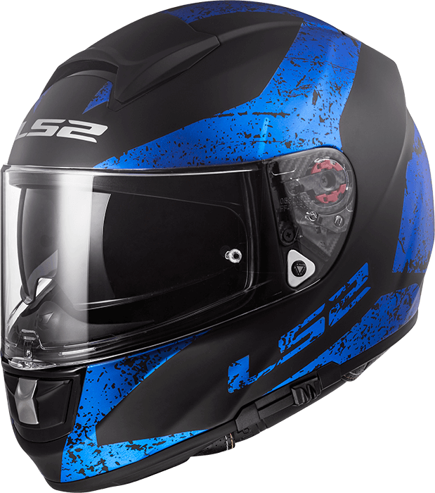 Мотошолом LS2 FF397 Vector FT2 Sign Matt Black Blue