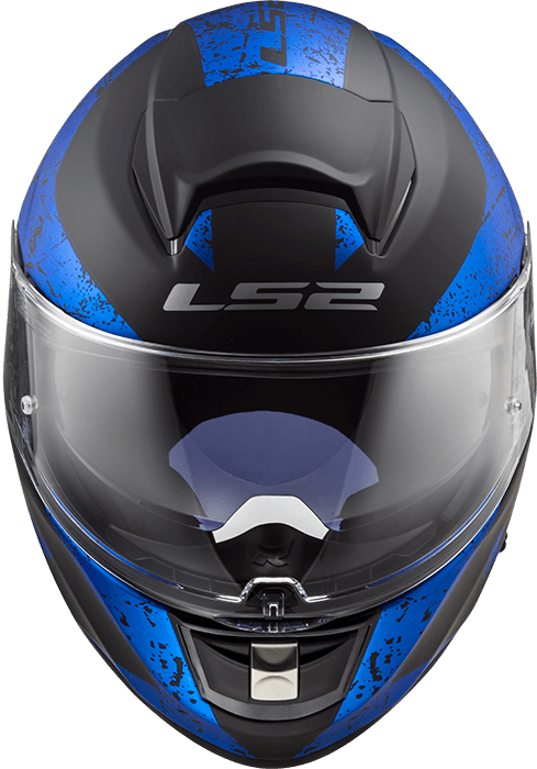 Мотошолом LS2 FF397 Vector FT2 Sign Matt Black Blue