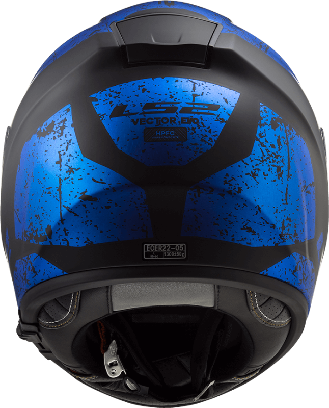 Мотошолом LS2 FF397 Vector FT2 Sign Matt Black Blue