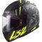 Мотошолом LS2 FF353 Rapid Raven Matt Black Silver Hi-Vis Yellow