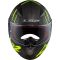 Мотошолом LS2 FF353 Rapid Raven Matt Black Silver Hi-Vis Yellow