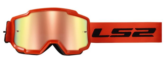 Окуляри LS2 Charger Goggle Hi-Vis Orange With Iridium Visor