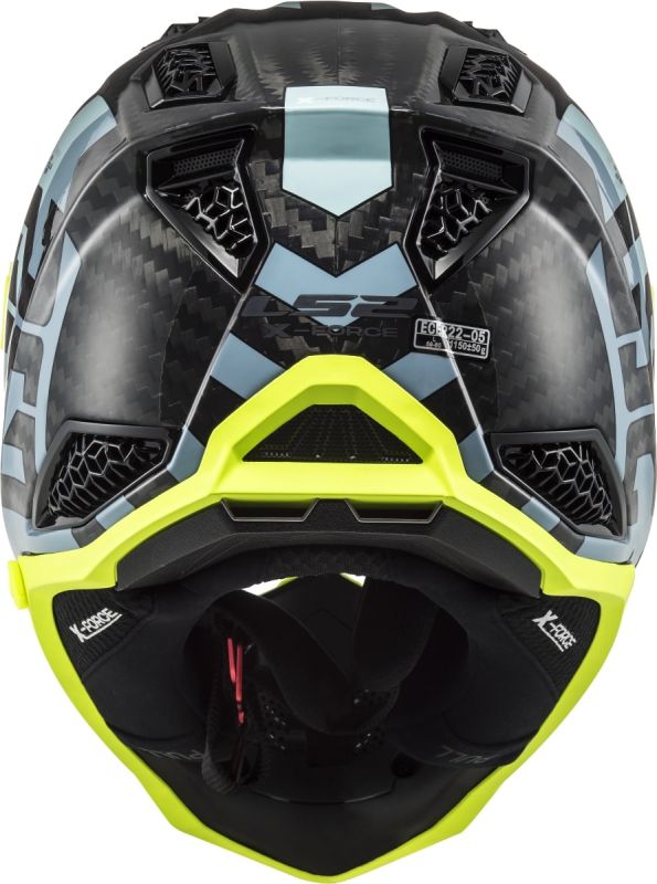 Мотошолом LS2 MX703 C X-Force Barrier Sky Blue