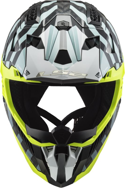 Мотошолом LS2 MX703 C X-Force Barrier Sky Blue