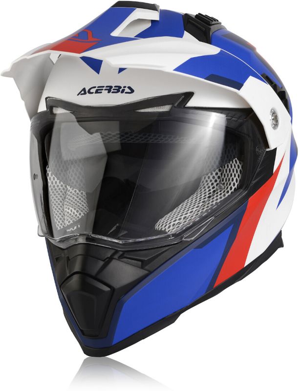 Мотошолом  Acerbis Flip FS-606 White/Blue/Red