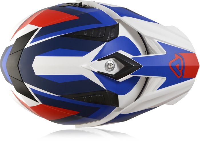 Мотошолом  Acerbis Flip FS-606 White/Blue/Red