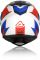 Мотошолом  Acerbis Flip FS-606 White/Blue/Red