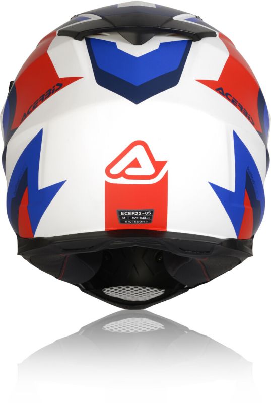 Мотошолом  Acerbis Flip FS-606 White/Blue/Red
