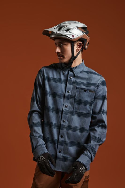Сорочка TLD GRIND FLANNEL STRIPE [BLUE MIRAGE]