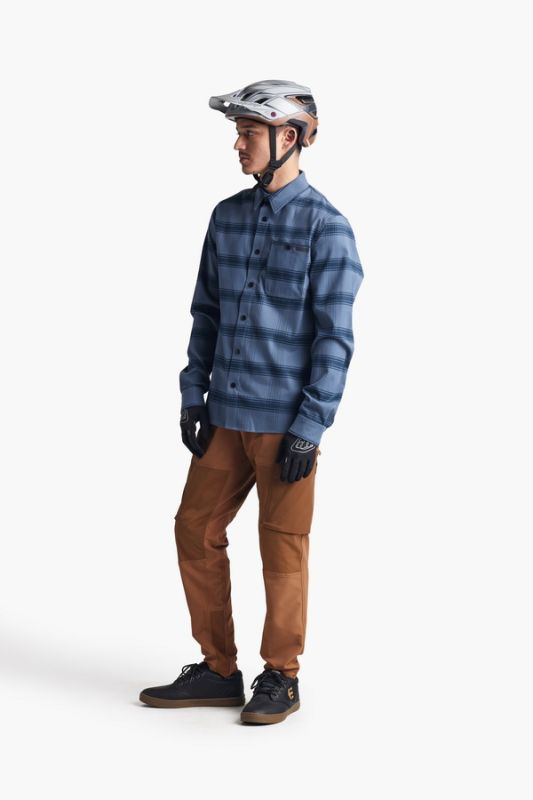 Сорочка TLD GRIND FLANNEL STRIPE [BLUE MIRAGE]