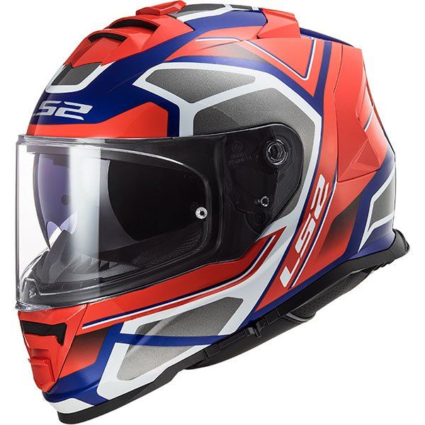 Мотошолом LS2 FF800 Storm Faster Red Blue