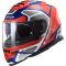 Мотошолом LS2 FF800 Storm Faster Red Blue