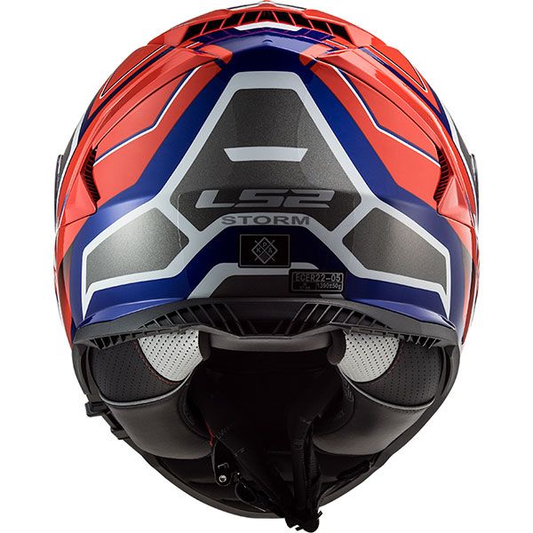 Мотошолом LS2 FF800 Storm Faster Red Blue
