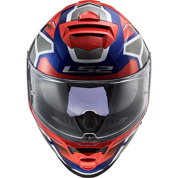 Мотошолом LS2 FF800 Storm Faster Red Blue