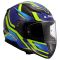 Мотошолом LS2 FF353 Rapid 2 Flitz Hi-Viz Yellow Blue