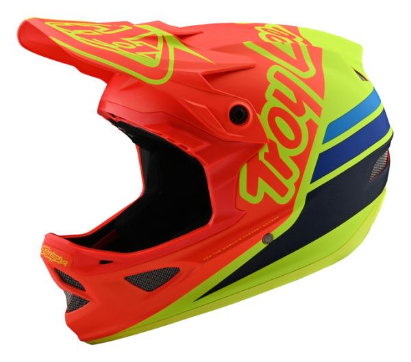 Вело Шолом TLD D3 Fiberlite [Silhoette Orange/Yellow]