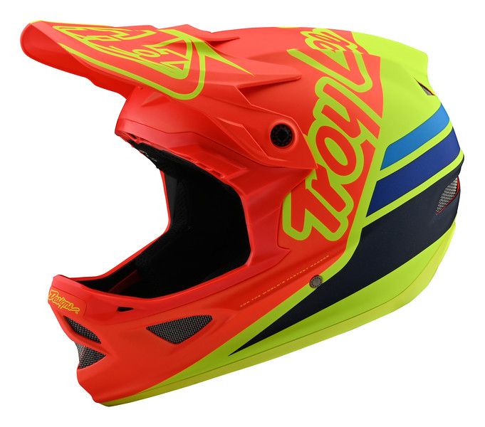 Вело Шолом TLD D3 Fiberlite [Silhoette Orange/Yellow]