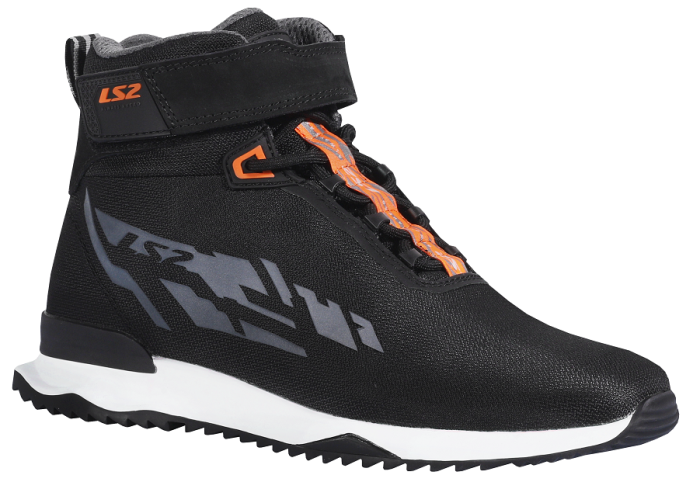 Мотовзуття LS2 Acrux Man Boots Black Hi-Vis Orange