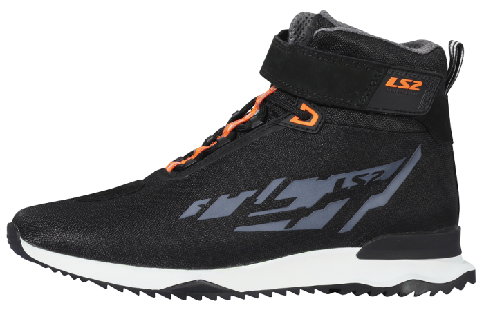 Мотовзуття LS2 Acrux Man Boots Black Hi-Vis Orange