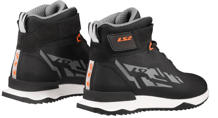 Мотовзуття LS2 Acrux Man Boots Black Hi-Vis Orange
