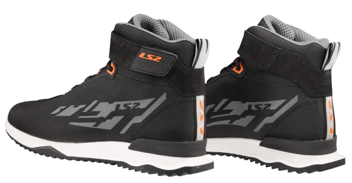 Мотовзуття LS2 Acrux Man Boots Black Hi-Vis Orange