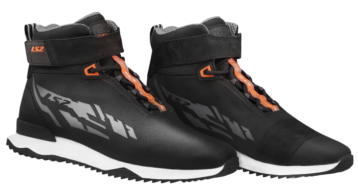 Мотовзуття LS2 Acrux Man Boots Black Hi-Vis Orange