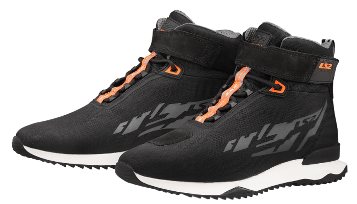 Мотовзуття LS2 Acrux Man Boots Black Hi-Vis Orange