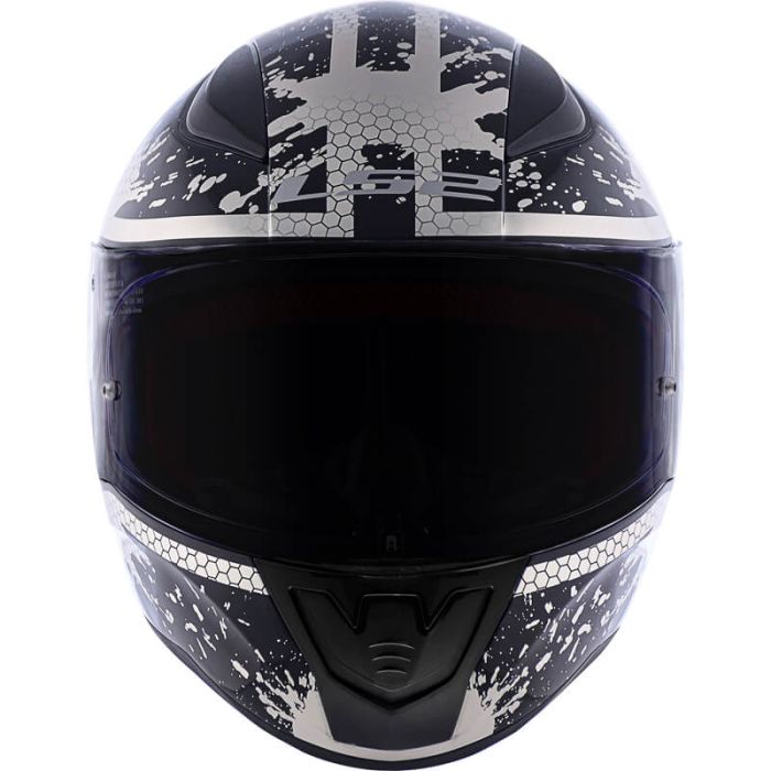 Мотошолом LS2 FF353 Rapid Spy Black Silver