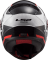 Мотошолом LS2 FF353 Rapid Ghost White Black Red