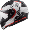 Мотошолом LS2 FF353 Rapid Ghost White Black Red