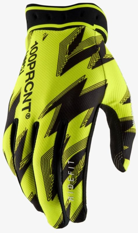 Рукавички 100% Ridefit Glove Fluo Yellow