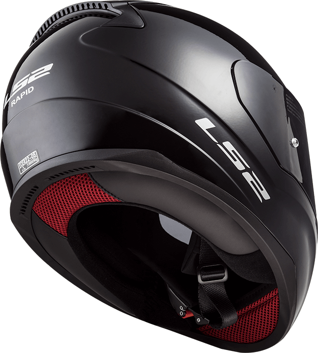 Мотошолом LS2 FF353 Rapid Single Mono Gloss Black