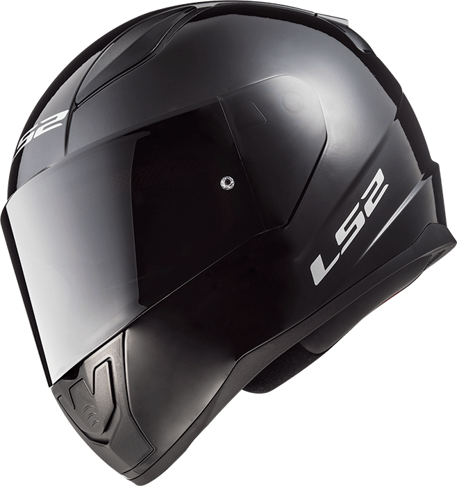 Мотошолом LS2 FF353 Rapid Single Mono Gloss Black