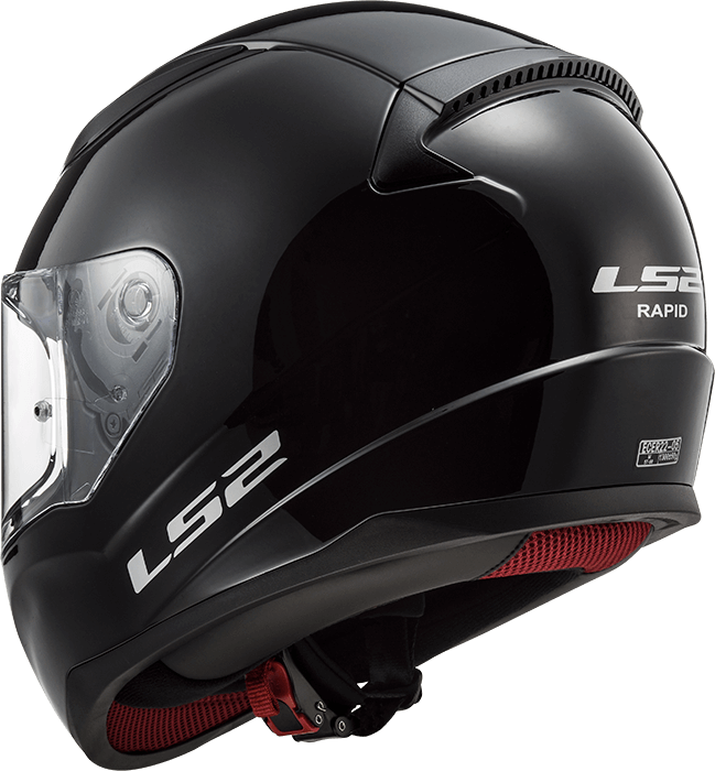 Мотошолом LS2 FF353 Rapid Single Mono Gloss Black