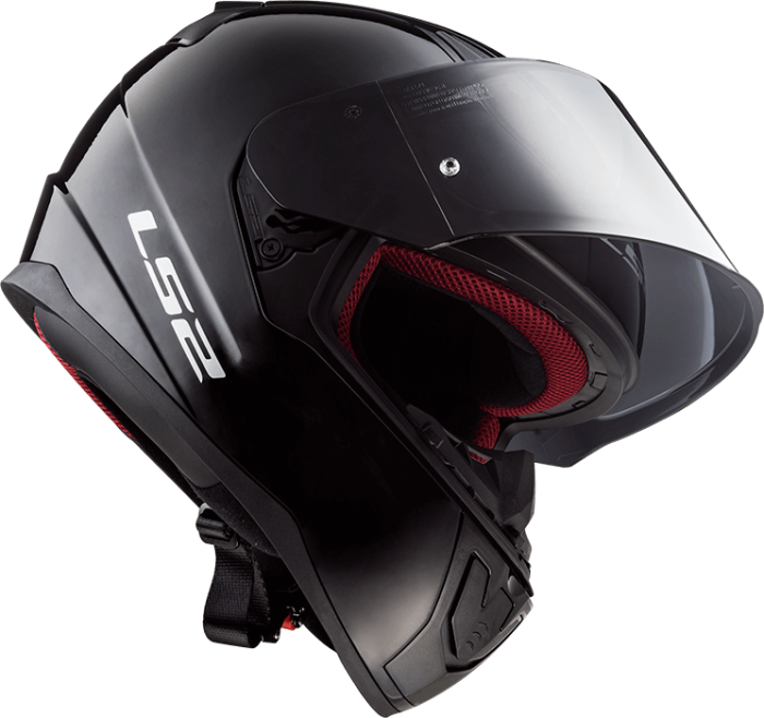 Мотошолом LS2 FF353 Rapid Single Mono Gloss Black