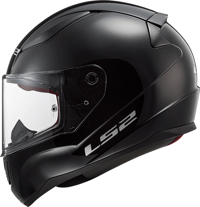 Мотошолом LS2 FF353 Rapid Single Mono Gloss Black